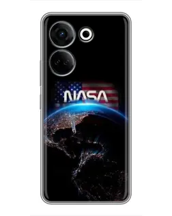 Чохол для TECNO Camon 20 з картинкою «Земля з космосу NASA»