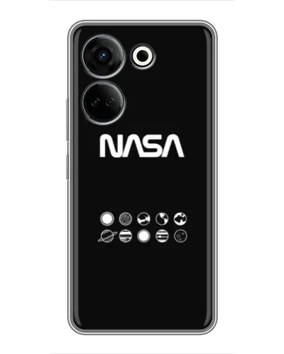 Чохол для TECNO Camon 20 з картинкою «NASA — технічний принт» Чохол для TECNO Camon 20 з картинкою «NASA — технічний принт»