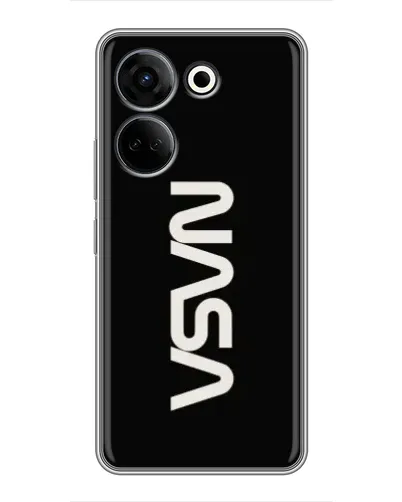 Чохол для TECNO Camon 20 з картинкою «NASA — вертикальний логотип» Чохол для TECNO Camon 20 з картинкою «NASA — вертикальний логотип»