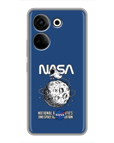 Чохол для TECNO Camon 20 з картинкою «NASA — місячна місія» Чохол для TECNO Camon 20 з картинкою «NASA — місячна місія»