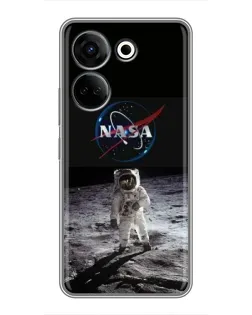 Чохол для TECNO Camon 20 з картинкою «Астронавт на Місяці»