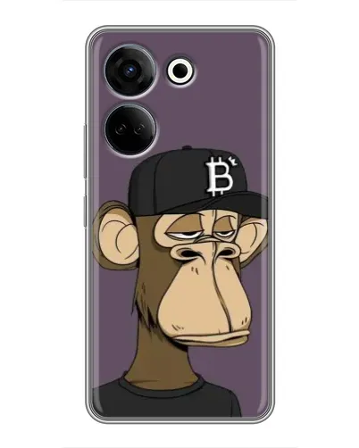 Чохол для TECNO Camon 20 з картинкою «Bored Ape в кепці» Чохол для TECNO Camon 20 з картинкою «Bored Ape в кепці»