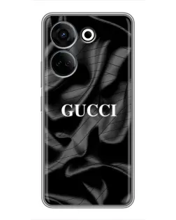 Чохол для TECNO Camon 20 з картинкою «Gucci — шовкові хвилі»