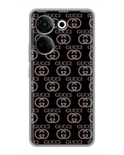 Чохол для TECNO Camon 20 з картинкою «Класична монограма Gucci»