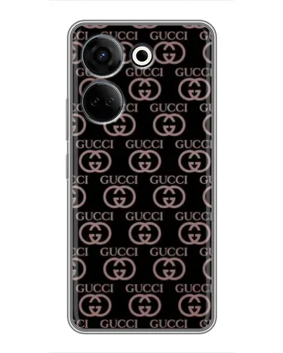 Чохол для TECNO Camon 20 з картинкою «Класична монограма Gucci»