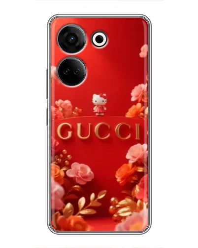 Чохол для TECNO Camon 20 з картинкою «Gucci — золотий сад»