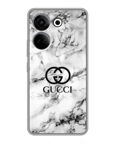 Чохол для TECNO Camon 20 з картинкою «Gucci — мармуровий шик»