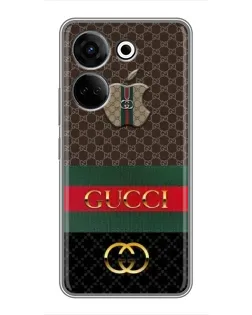 Чохол для TECNO Camon 20 з картинкою «Gucci — брендований десерт»