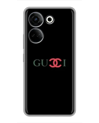 Чохол для TECNO Camon 20 з картинкою «Gucci — червоний градієнт»