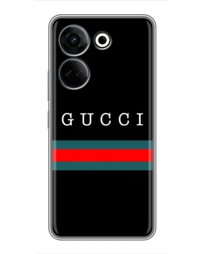 Чохол для TECNO Camon 20 з картинкою «Gucci — червоний пояс»