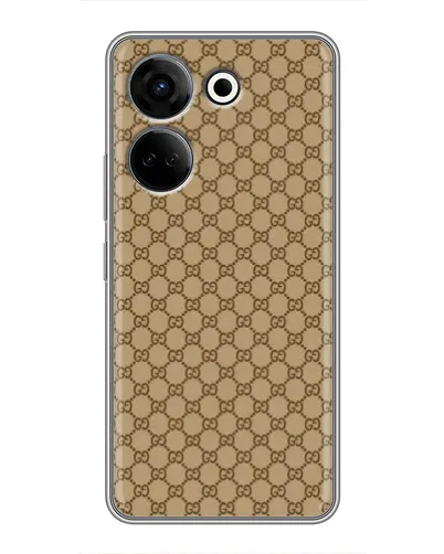 Чохол для TECNO Camon 20 з картинкою «Gucci — класичний беж» Чохол для TECNO Camon 20 з картинкою «Gucci — класичний беж»