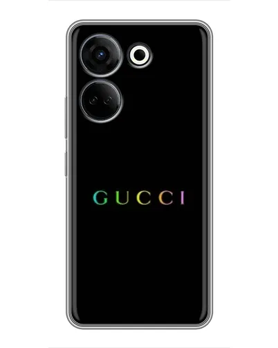 Чехол для TECNO Camon 20 с картинкой «Gucci — неоновый минимализм» Чехол для TECNO Camon 20 с картинкой «Gucci — неоновый минимализм»