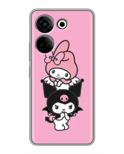 Чохол для TECNO Camon 20 з картинкою «My Melody та Kuromi»