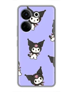 Чохол для TECNO Camon 20 з картинкою «Паттерн з Kuromi»