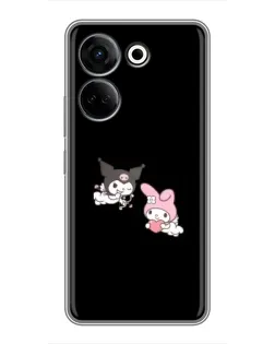 Чохол для TECNO Camon 20 з картинкою «My Melody та Kuromi»
