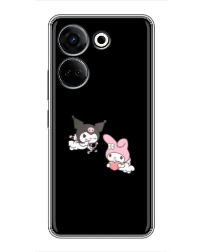 Чохол для TECNO Camon 20 з картинкою «My Melody та Kuromi»