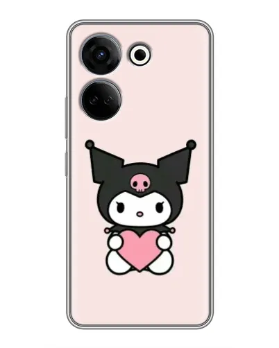 Чохол для TECNO Camon 20 з картинкою «Kuromi та серце»