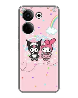 Чохол для TECNO Camon 20 з картинкою «My Melody та Kuromi»
