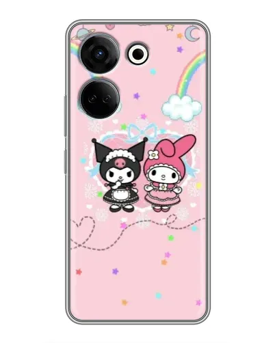 Чохол для TECNO Camon 20 з картинкою «My Melody та Kuromi»