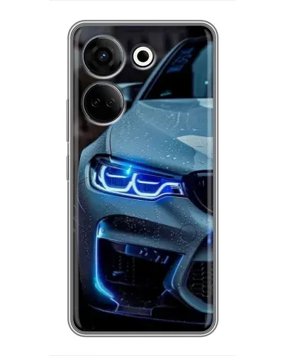 Чохол для TECNO Camon 20 з картинкою «Погляд BMW з синіми фарами» Чохол для TECNO Camon 20 з картинкою «Погляд BMW з синіми фарами»