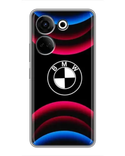 Чохол для TECNO Camon 20 з картинкою «Логотип BMW та неонові дуги» Чохол для TECNO Camon 20 з картинкою «Логотип BMW та неонові дуги»