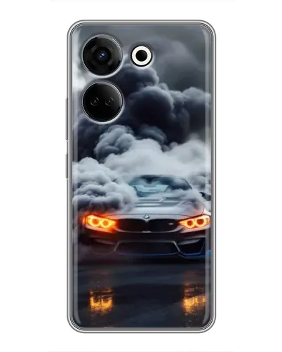 Чохол для TECNO Camon 20 з картинкою «BMW у диму» Чохол для TECNO Camon 20 з картинкою «BMW у диму»