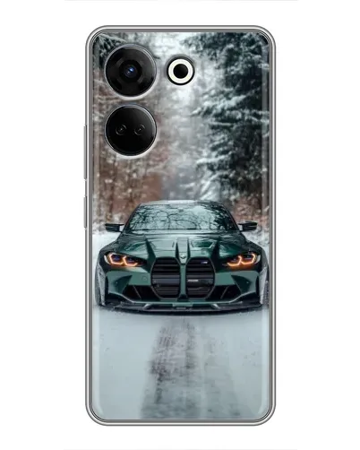 Чохол для TECNO Camon 20 з картинкою «BMW у зимовому лісі» Чохол для TECNO Camon 20 з картинкою «BMW у зимовому лісі»