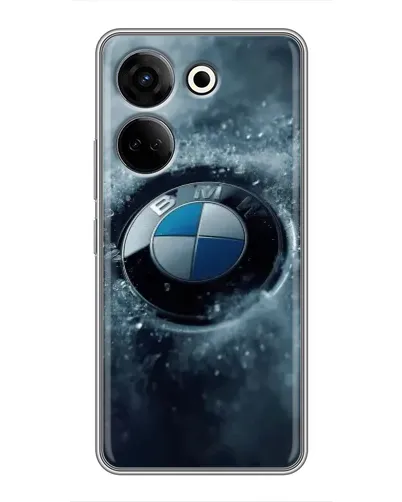 Чохол для TECNO Camon 20 з картинкою «Логотип BMW — лід» Чохол для TECNO Camon 20 з картинкою «Логотип BMW — лід»