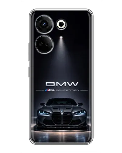 Чохол для TECNO Camon 20 з картинкою «BMW крізь нічне місто» Чохол для TECNO Camon 20 з картинкою «BMW крізь нічне місто»