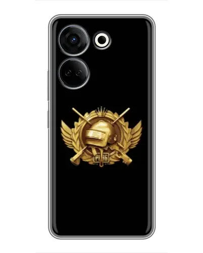 Чехол для TECNO Camon 20 с картинкой «PUBG — оранжевый градиент» Чехол для TECNO Camon 20 с картинкой «PUBG — оранжевый градиент»