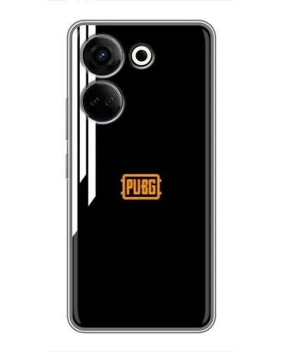 Чехол для TECNO Camon 20 с картинкой «PUBG — вертикальные линии» Чехол для TECNO Camon 20 с картинкой «PUBG — вертикальные линии»