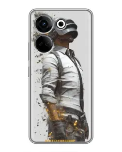 Чохол для TECNO Camon 20 з картинкою «PUBG — боєць у пилу» Чохол для TECNO Camon 20 з картинкою «PUBG — боєць у пилу»