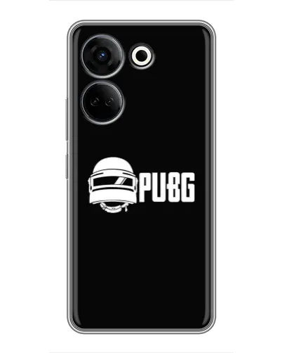 Чехол для TECNO Camon 20 с картинкой «PUBG — классический лого» Чехол для TECNO Camon 20 с картинкой «PUBG — классический лого»