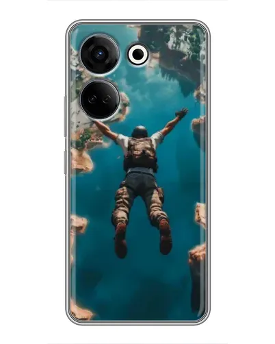 Чехол для TECNO Camon 20 с картинкой «PUBG — свободное падение» Чехол для TECNO Camon 20 с картинкой «PUBG — свободное падение»