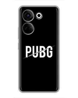 Чохол для TECNO Camon 20 з картинкою «PUBG — білий логотип» Чохол для TECNO Camon 20 з картинкою «PUBG — білий логотип»