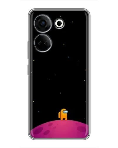 Чохол для TECNO Camon 20 з картинкою «Самотній герой на планеті» Чохол для TECNO Camon 20 з картинкою «Самотній герой на планеті»