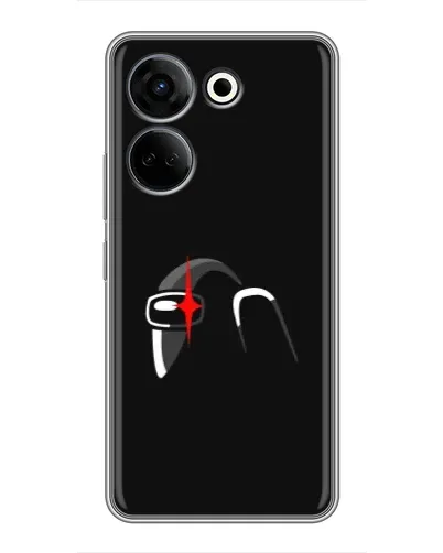 Чохол для TECNO Camon 20 з картинкою «Among Us шолом» Чохол для TECNO Camon 20 з картинкою «Among Us шолом»