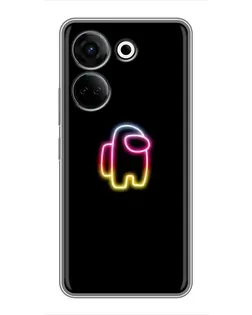 Чохол для TECNO Camon 20 з картинкою «Among Us градієнт»
