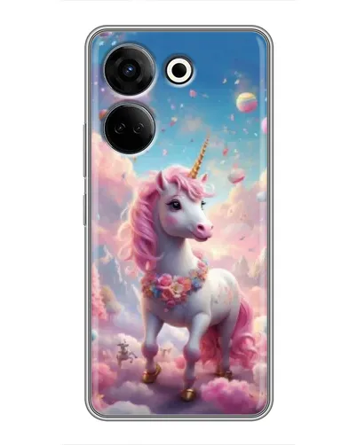 Чехол для TECNO Camon 20 с картинкой «Единорог среди облаков» Чехол для TECNO Camon 20 с картинкой «Единорог среди облаков»