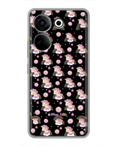 Чехол для TECNO Camon 20 с картинкой «Magic Unicorn паттерн» Чехол для TECNO Camon 20 с картинкой «Magic Unicorn паттерн»