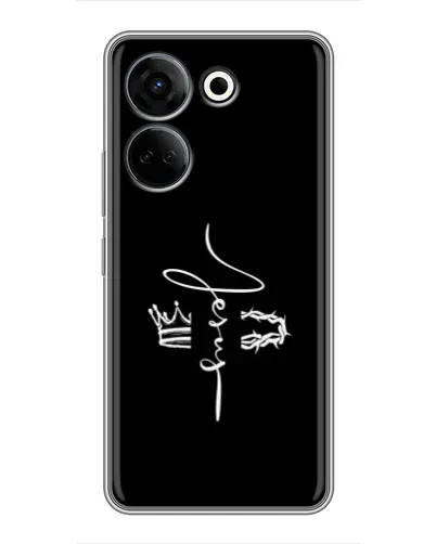 Чохол для TECNO Camon 20 з картинкою «Король Слави Jesus» Чохол для TECNO Camon 20 з картинкою «Король Слави Jesus»