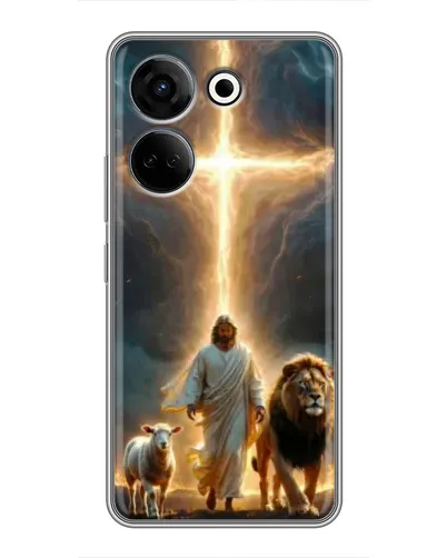 Чохол для TECNO Camon 20 з картинкою «Лев Юди та Світло» Чохол для TECNO Camon 20 з картинкою «Лев Юди та Світло»