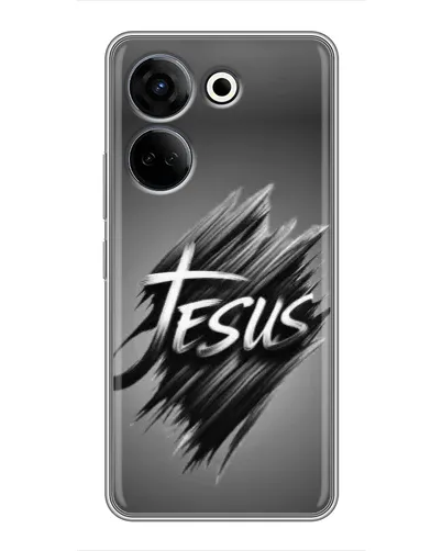 Чохол для TECNO Camon 20 з картинкою «Напис Jesus Graffiti» Чохол для TECNO Camon 20 з картинкою «Напис Jesus Graffiti»
