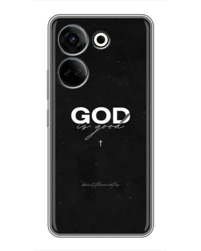 Чохол для TECNO Camon 20 з картинкою «GOD — Бог над усім» Чохол для TECNO Camon 20 з картинкою «GOD — Бог над усім»