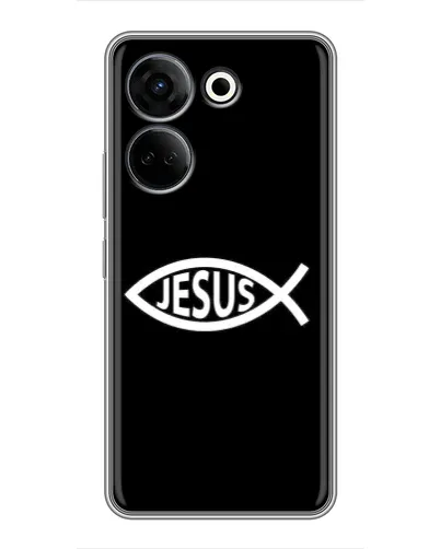 Чохол для TECNO Camon 20 з картинкою «Класичний Jesus» Чохол для TECNO Camon 20 з картинкою «Класичний Jesus»