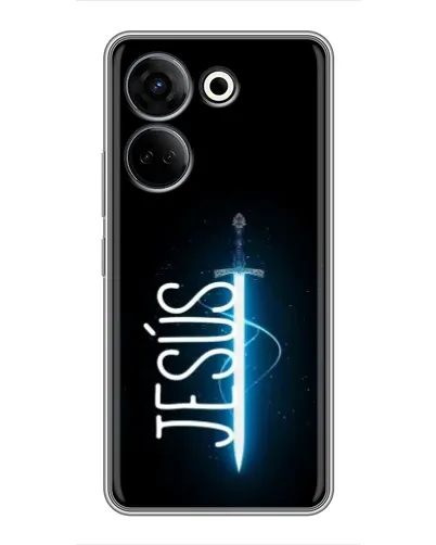Чохол для TECNO Camon 20 з картинкою «Меч Духа Jesus» Чохол для TECNO Camon 20 з картинкою «Меч Духа Jesus»