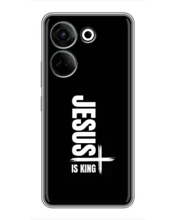Чохол для TECNO Camon 20 з картинкою «Вертикаль віри Jesus»