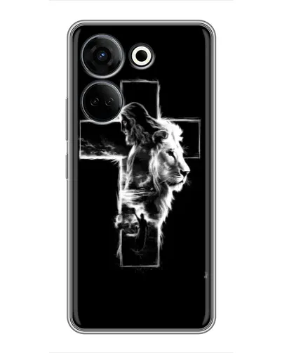 Чехол для TECNO Camon 20 с картинкой «Сияющий крест Jesus» Чехол для TECNO Camon 20 с картинкой «Сияющий крест Jesus»