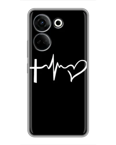 Чехол для TECNO Camon 20 с картинкой «Пульс веры» Чехол для TECNO Camon 20 с картинкой «Пульс веры»