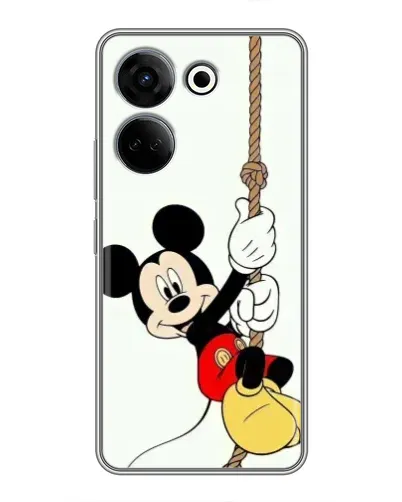 Чехол для TECNO Camon 20 с картинкой «Mickey на канате»